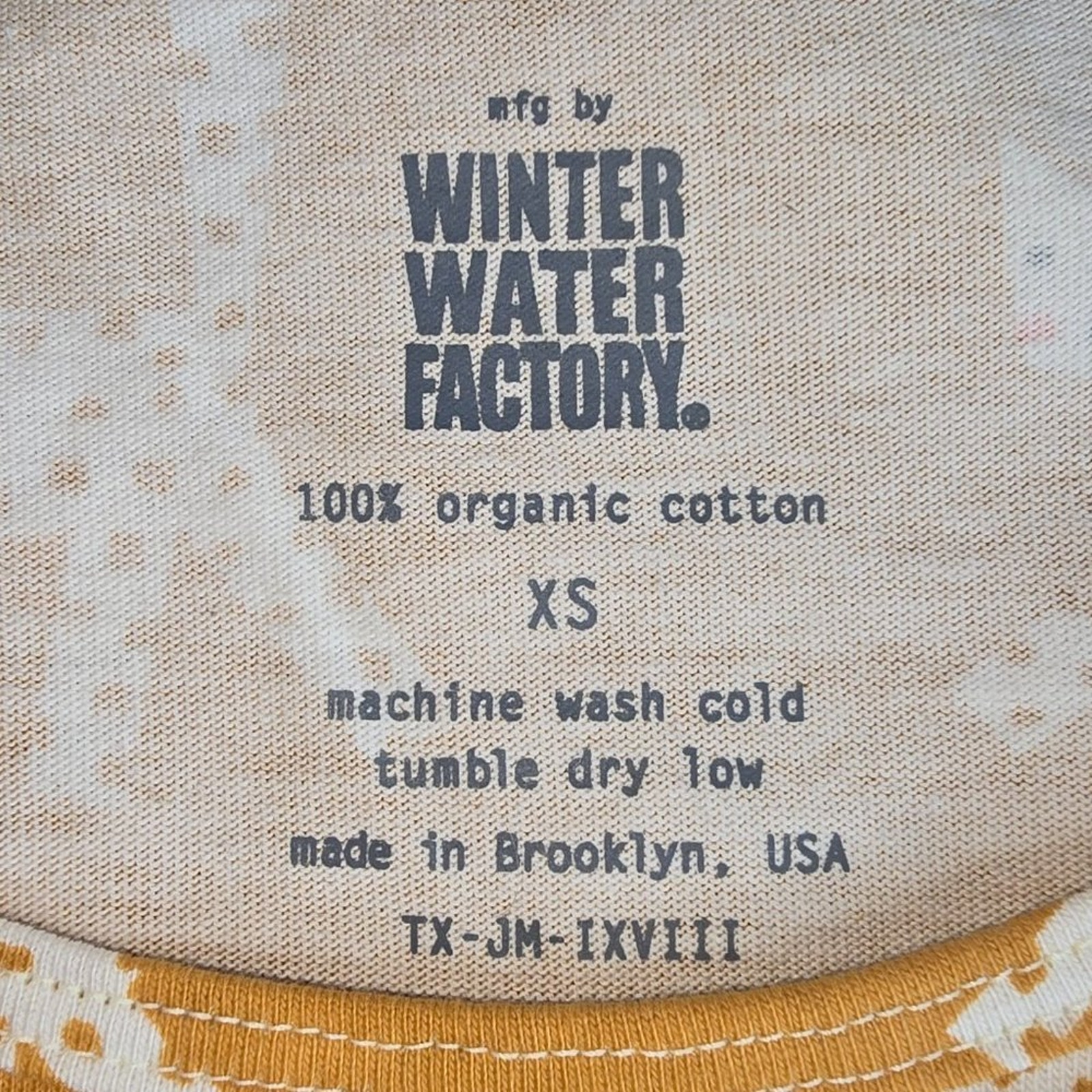 Winter Water Factory Helsinki Relaxed Fit Dress Cats Gold Size Xs Nwt — image 7 of 7